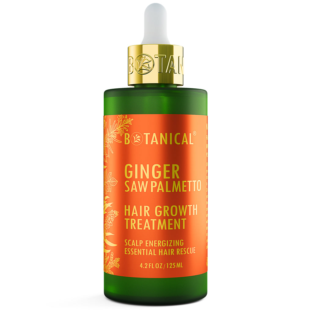 Ginger & Saw Palmetto Extra Strength Hair Growth Treatment - 4.2 Fl Oz - MSRP $47.50